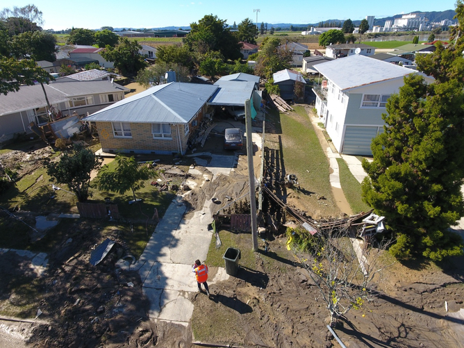 Flooding at Edgecumbe